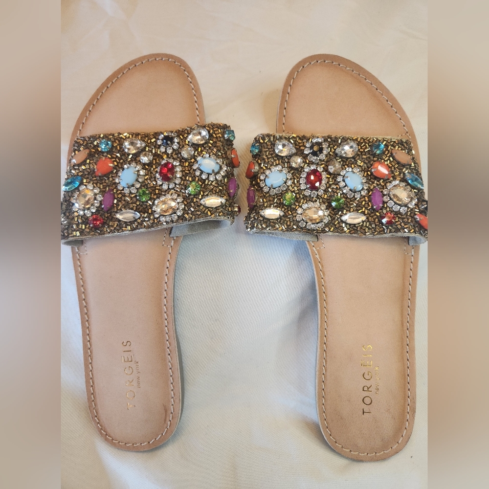 NWOT Torgeis Calypso Sandal size 10